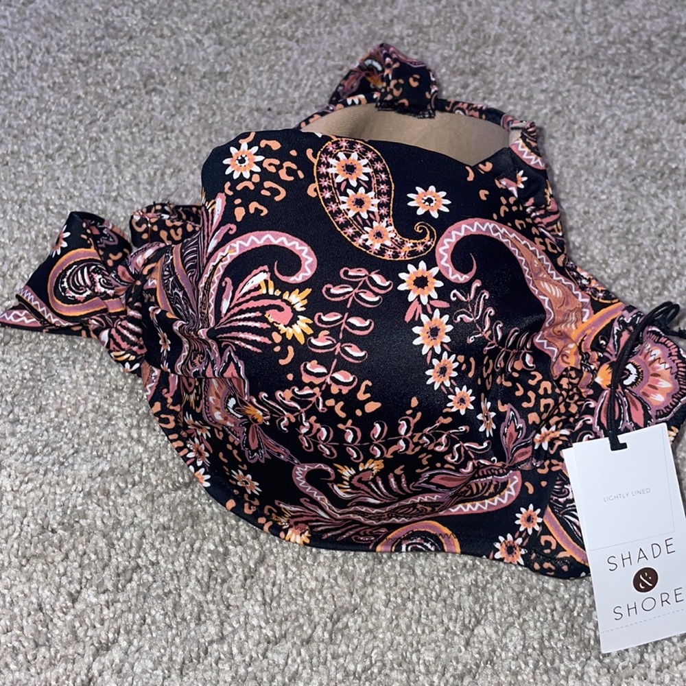 Shade Shore Coastal Grandma push up swim bra 34 DD new - Picture 10 of 12